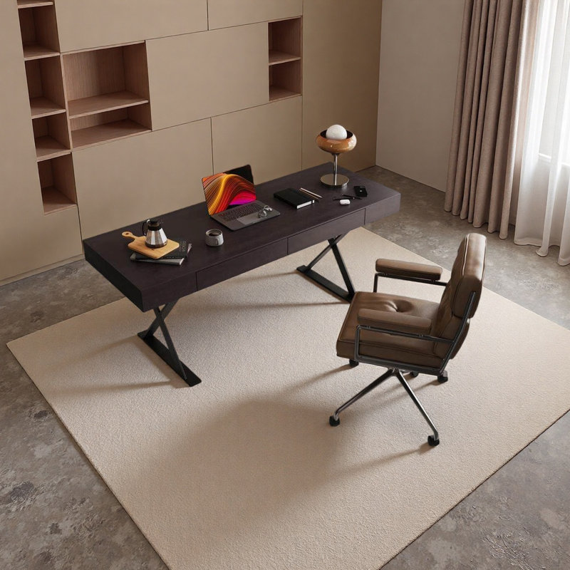 Bureau haut de gamme élégant, H 29,52 po x l 70,86 po x P 25,59 po