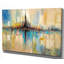 « city lights », reproduction de peinture à l’aquarelle sur toile tendue-22482170