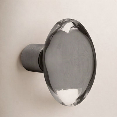 Crystal Oval Knob Knob