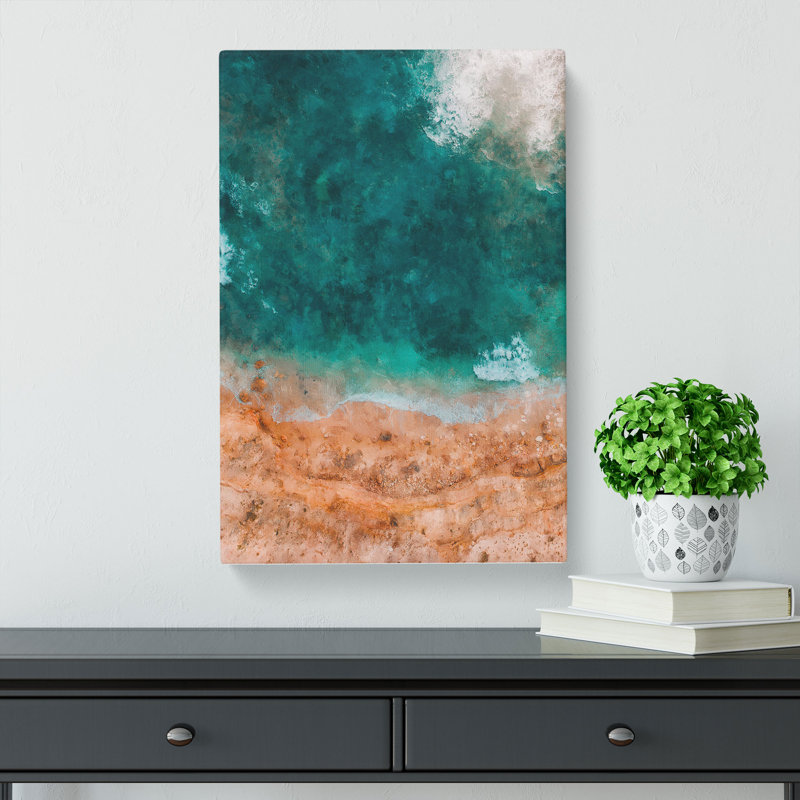 Ocean Meets The Sand - Wrapped Canvas, 60cm H x 40cm W x 3cm D