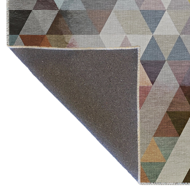 Tapis intérieur / extérieur en polypropylène tissé à la machine Khaila, Tapis de couloir 3 pi 3 po x 9 pi 10 po