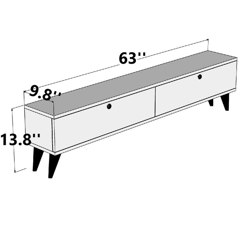 Kiyona Unfinished TV Stand for TVs up to 70"