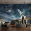 Starry Night Wallpaper Rocket Dreamy Wall Mural-69869686-69869690