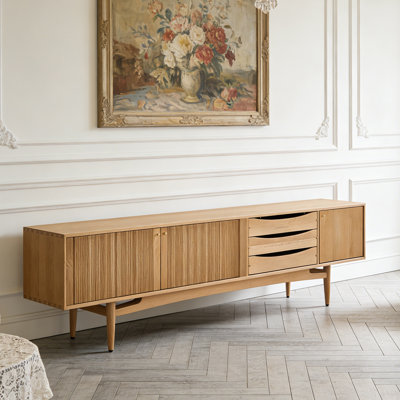 Meuble télé de style rétro américain