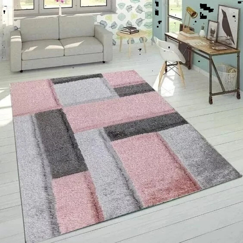 Modern Stylish Large Shaggy Area Rugs Hallway Living Room Bedroom Carpet Mats*, Rectangle 120 x 170 cm