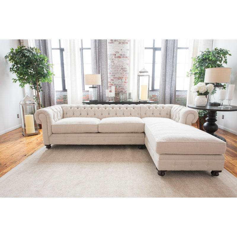 Fiske Upholstered L-Shaped Sectional, Right Hand Facing