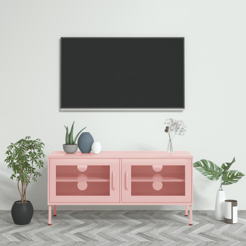 Meuble télé pour téléviseur de 59 po ou moins, Rose