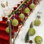 Ensemble de 12 boules de Noël incassables en velours de 3,15 pouces, ensemble de 12 boules de Noël avec motif peint à la main, guirlande d'arbre de Noël fête de Noël, vert avocat