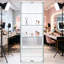 Vitrine en verre Delphinium