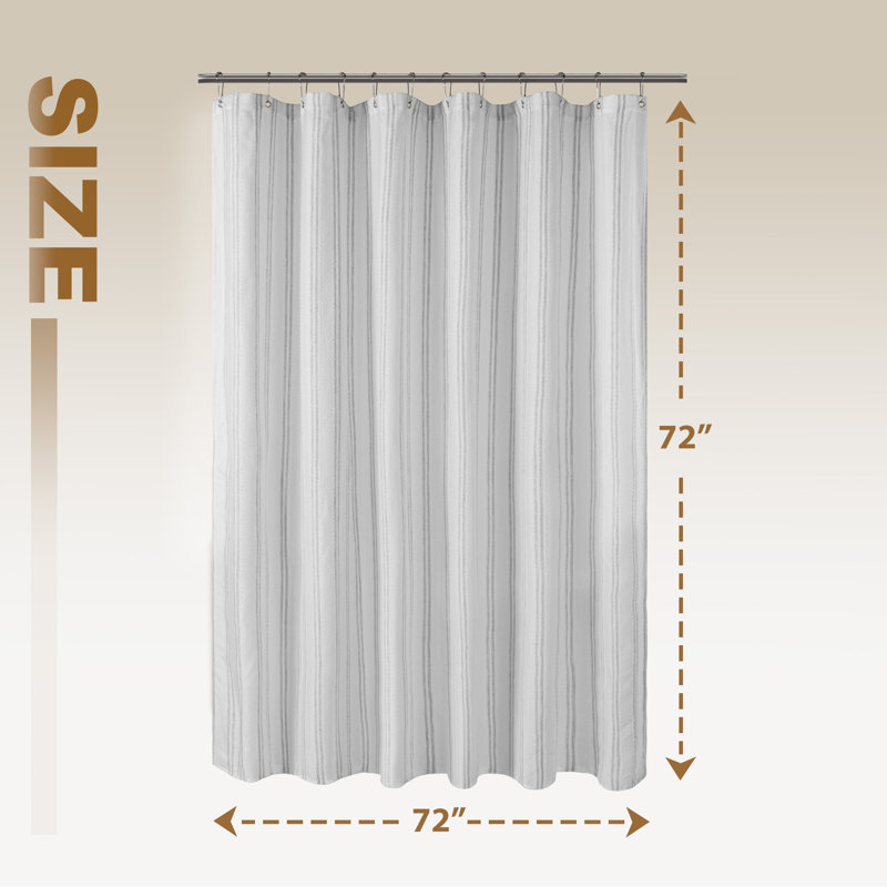Rideau de douche Soft, Gris