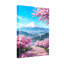 Plantes et fleurs Mont Fuji Cherry Blossom Path Sky Mountains Arbres Pétales Printemps-510041888
