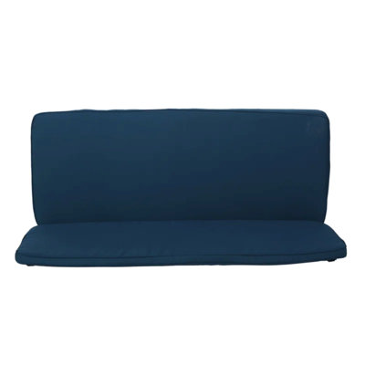 Ensemble de coussins de causeuse Roomfitter Carolina, coussins de dossier et de siège, tissu hydrofuge, bleu sarcelle foncé, ensemble de 2