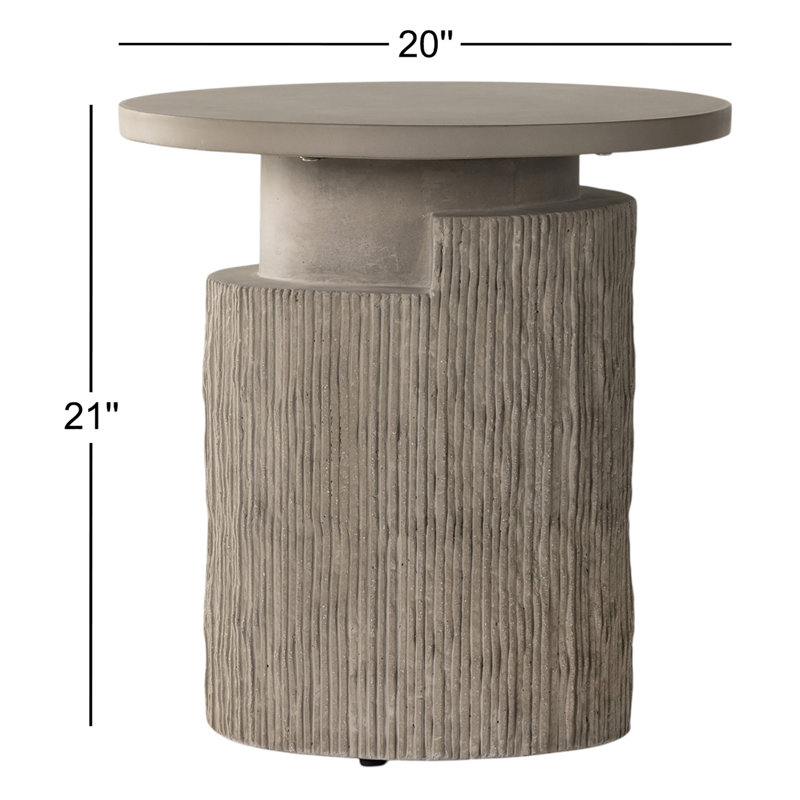 Huron Outdoor Round, 20" W x 20" L x 21" H