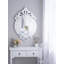 Clay Wood Flat Wall Mirror