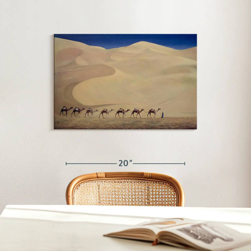 Camel Train 1993, 16" H x 24" W