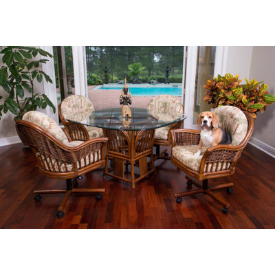 Cydnei Glass Top Dining Set