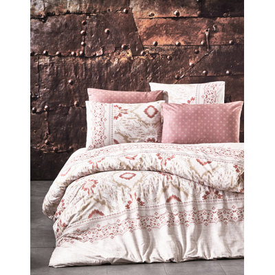 Cotton Geometric Shapes Duvet Cover