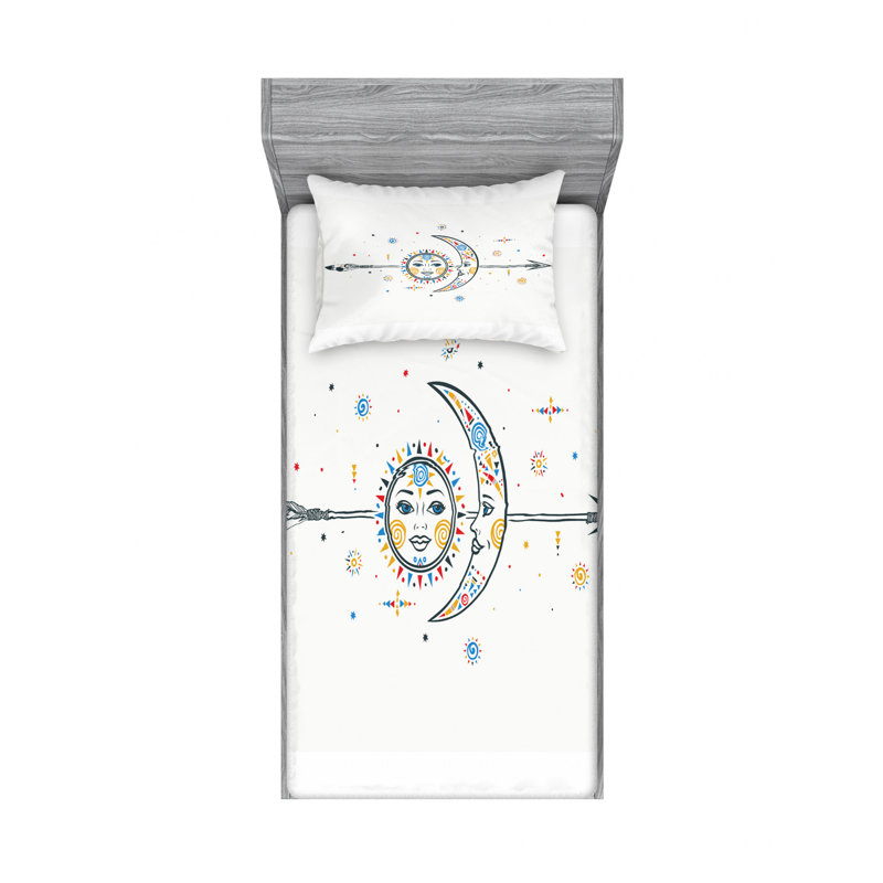 Microfiber Sheet Set, Twin Sheet Set with Fitted Sheet
