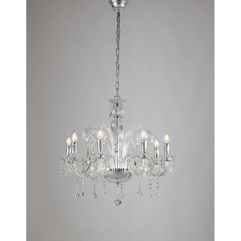 Celia 8 - Light Candle Style Chandelier