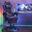 Fauteuil inclinable et pivotant ergonomique en cuir synthétique RAYS-41302456