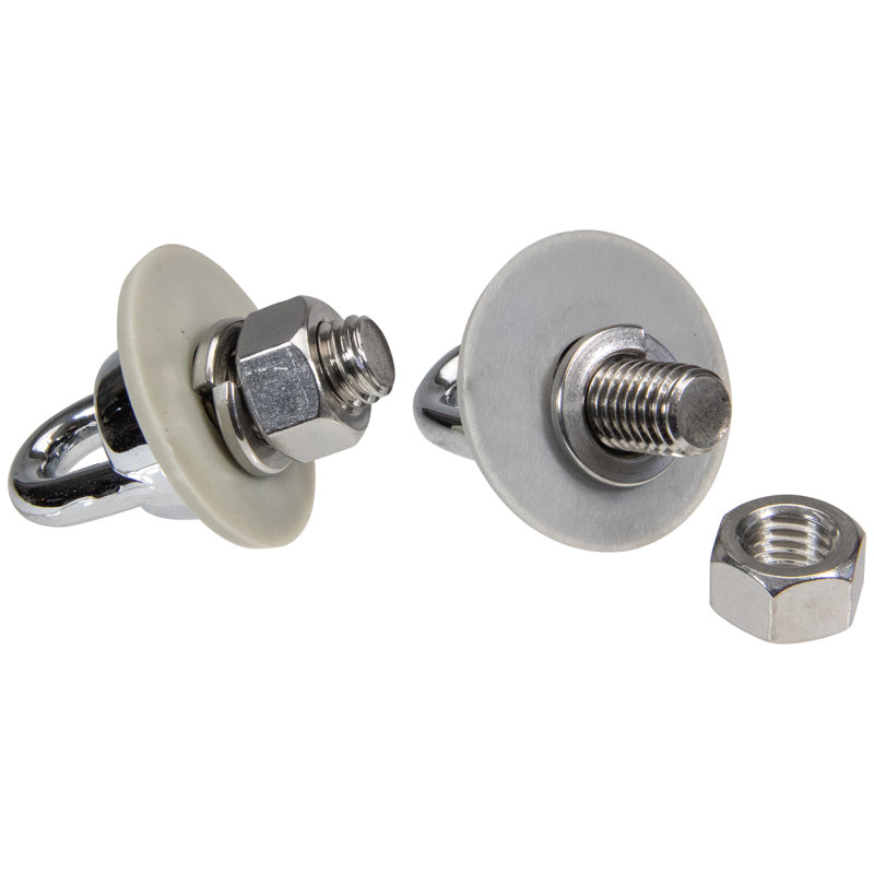 Ensemble de 2 ancrages muraux pour piscine