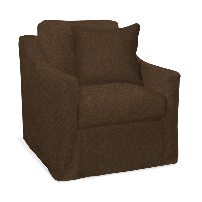 Fauteuil pivotant 33 po de large Oliver, Chocolat Elite; 0321-72