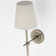 Thomas O'Brien Bryant 27" Cordless Tail Sconce with Linen Shade