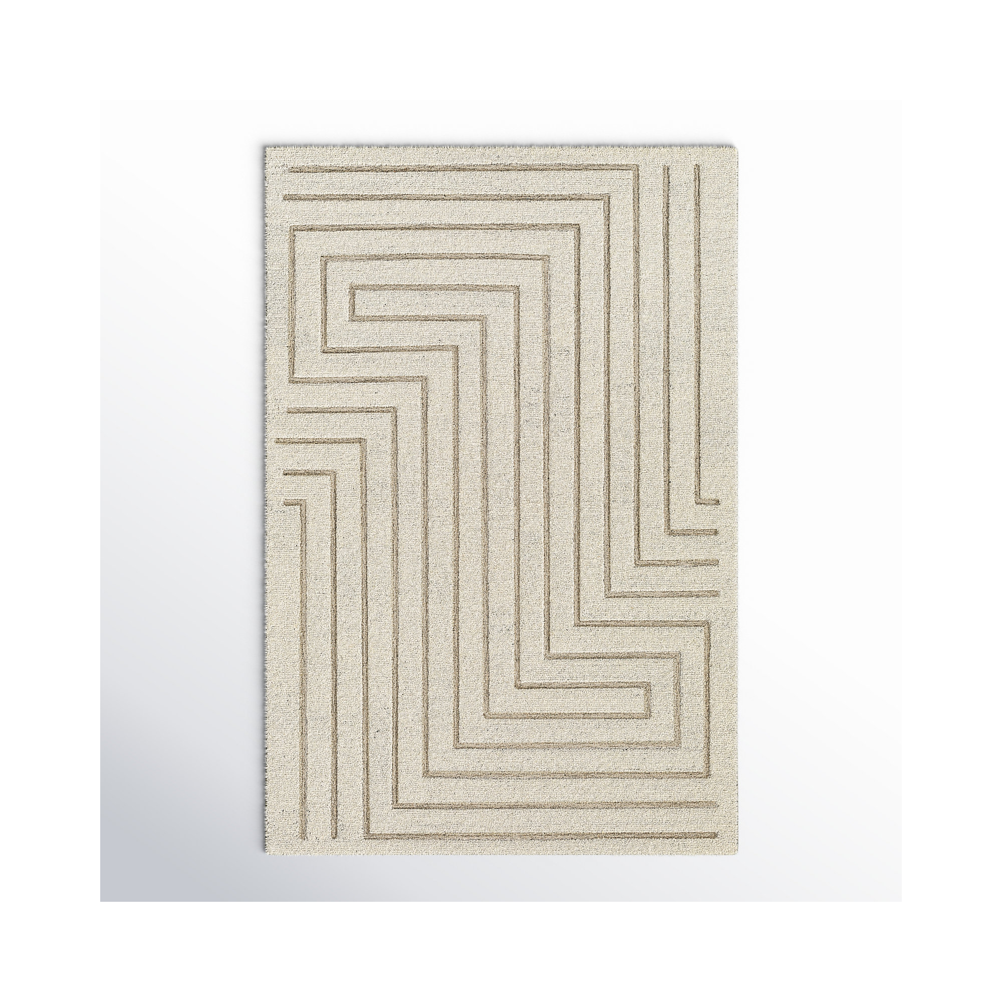 Rafferty Handmade Wool Rug, Rectangle 2' x 3'