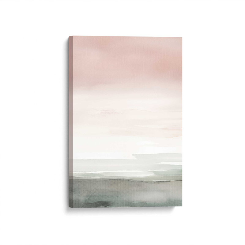 «Peach Tranquility I», reproduction sur toile, Toile tendue, H 30 po x l 20 po x P 1,25 po