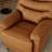 Global Home Swivel Glider Recliner With Manual Footrest In Oslo Antelope