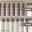 Panneau de rideau simple occultant et isolant en tissu molletonné brun 50 x 84 po Anaheim-128966721-128966723