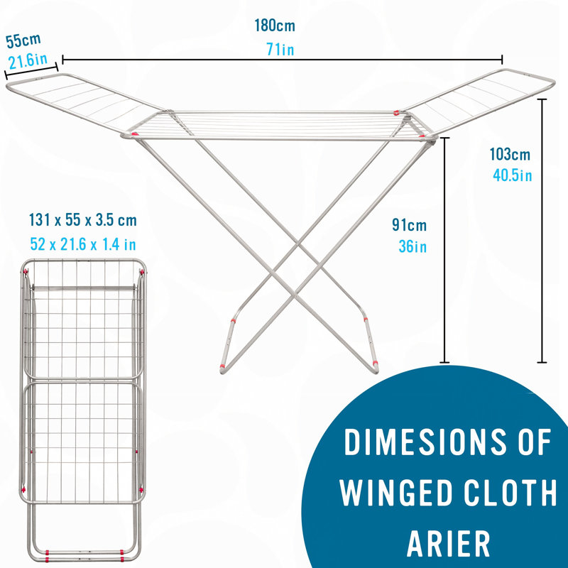 Foldable X-Frame Drying Rack