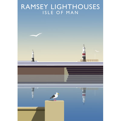 Ramsey Lighthouses by Richard O'Neil - Print