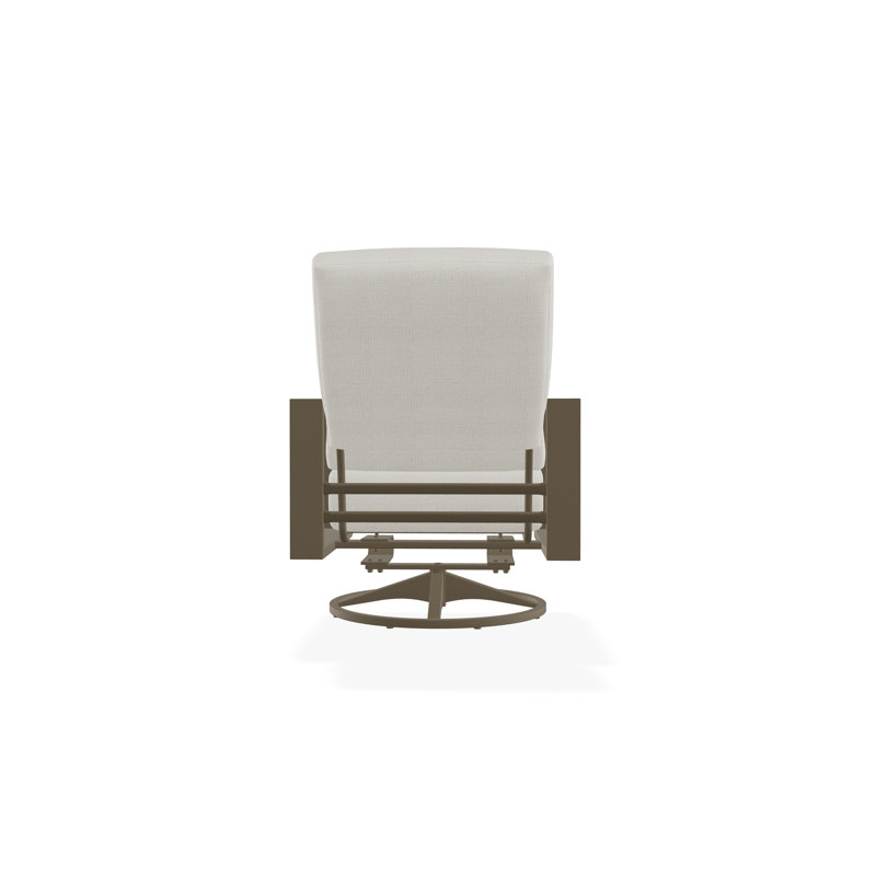 Larssen Outdoor Lounge Chair, Grasscloth Buff, Beachwood