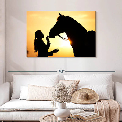 Brampt Horse And Girl