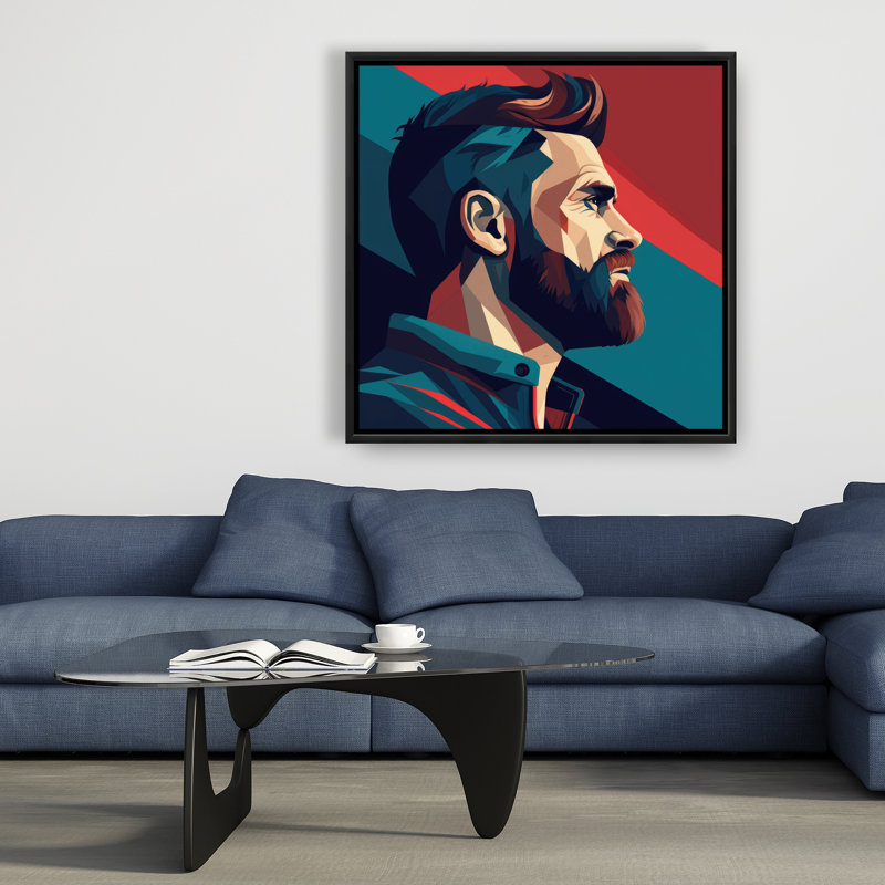 Courageous - 36"x36" Framed canvas