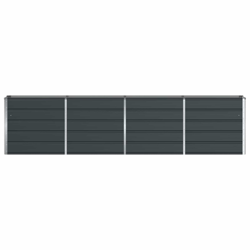 Planter Steel, 75cm H x 320cm W x 40cm D, Anthracite