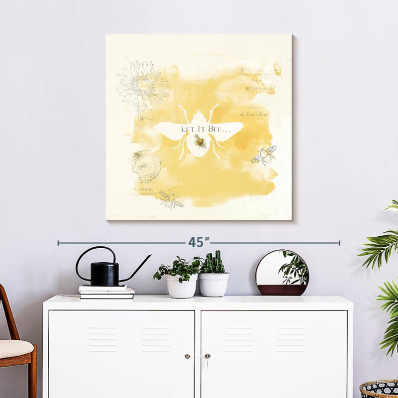 Bee And Bee III, 30" H x 30" W