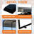 Metal Carport 11X19 FT Heavy Duty With Galvanized Steel Roof Black Frame