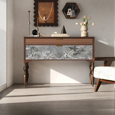 Console rétro avec tiroirs