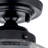 Myren 1-Light Black Semi-Flush Mount Light with Clear Seeded Glass Shade