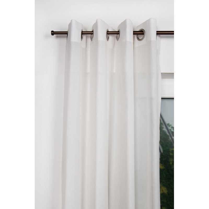 Flow Curtain Pole, Bronzed, 210 cm - 400 cm L