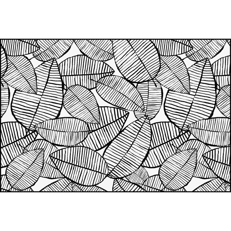 Brophy Vinyl Machine Printed Area Rug, Rectangle 133 x 200cm