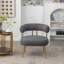Upholstered Barrel Chair-1881143981