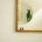 20'' Avri Mirror, Golden Beaded Arch-Shaped PU Decorative Mirror In Retro Style