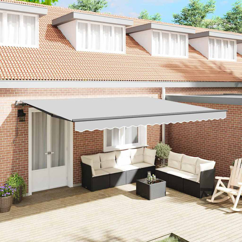 Retractable Awning, 450 cm W x 300 cm D, Anthracite