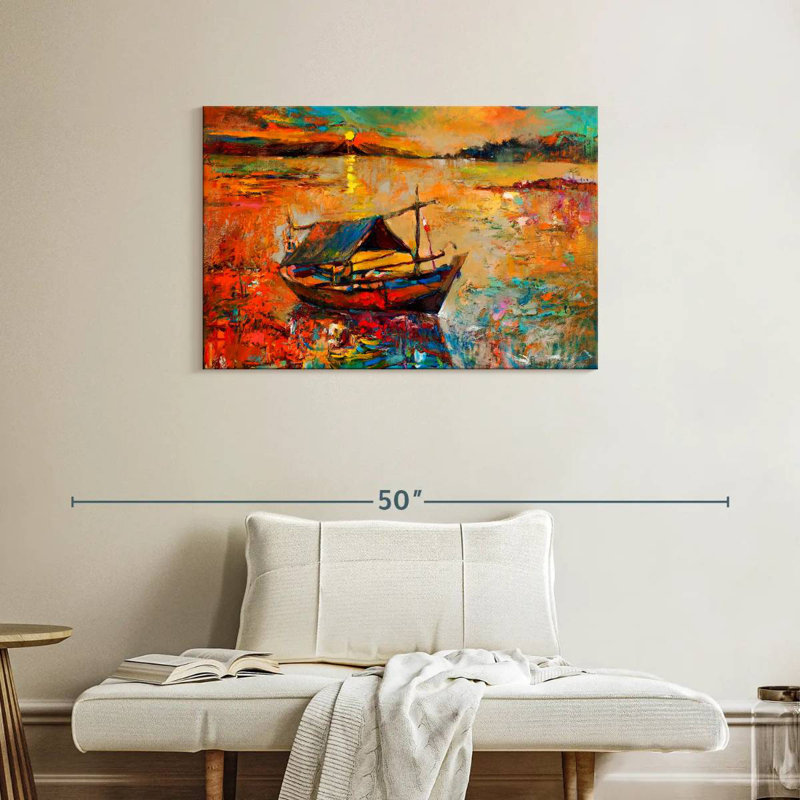 Senne Boat, 24" H x 36" W