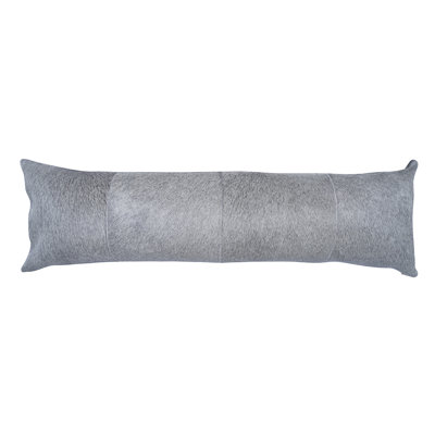 Leather/Suede Reversible Throw Pillow
