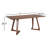 Fischer Walnut Solid Wood Dining Table