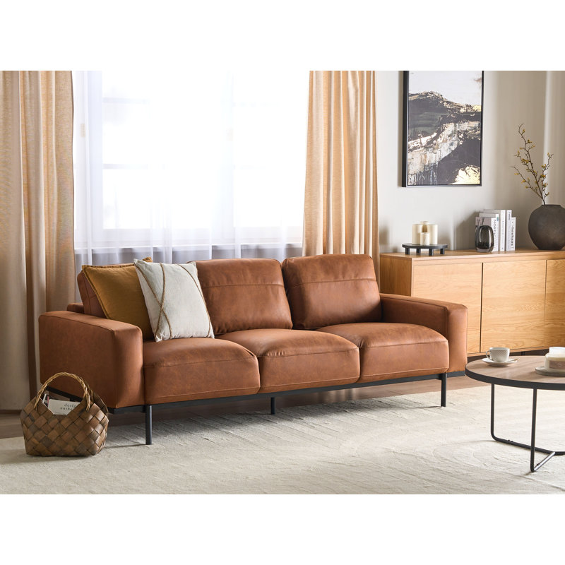 Riny 3 Seater Electric Sofa, Brown